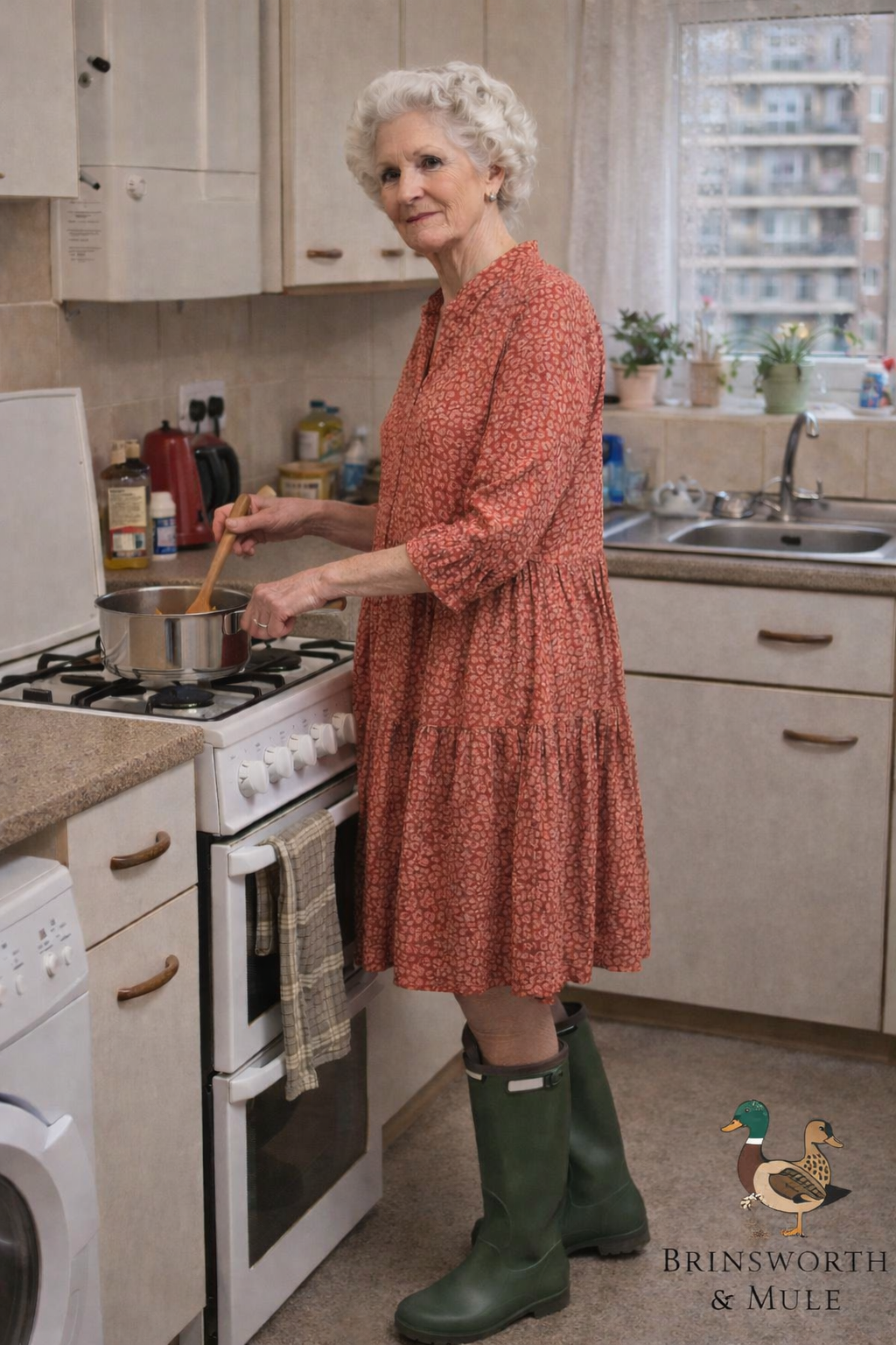 Janey cooking